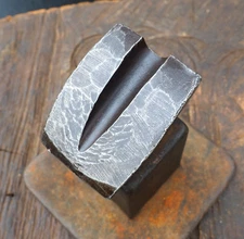 UNIQUE 5/8" BLACKSMITH "SCARFING" FORGE WELDING TOOL 1.6LB ANVIL 1" HARDY SHAFT