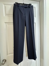 BRAND NEW ANN TAYLOR 129 DEEP NAVY SKY SEASONLESS STRETCH TROUSER PANTS SZ 2P