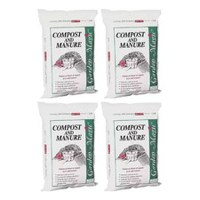 Lawn Garden Compost and Manure Blend, 40 Pound Bag (4-Pack) 3.02 per gallon
