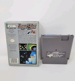 Image Fight Nintendo NES Game IREM 1990 Complete in Box CIB w/ Manual 