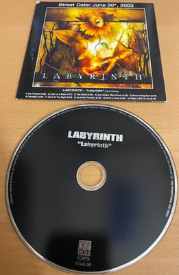 LABYRINTH - ''SAME'' -  RARE ITALY POWER/SPEED METAL PROMO CD 2003