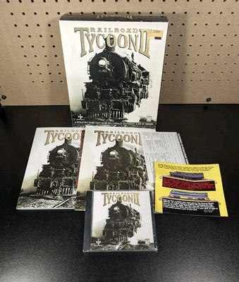 Railroad Tycoon II 1999, Big Box, Factory Sealed!!!