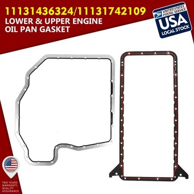 Oil Pan Gasket Lower For BMW E38 E39 11131742109 OE Quality + High Sealing