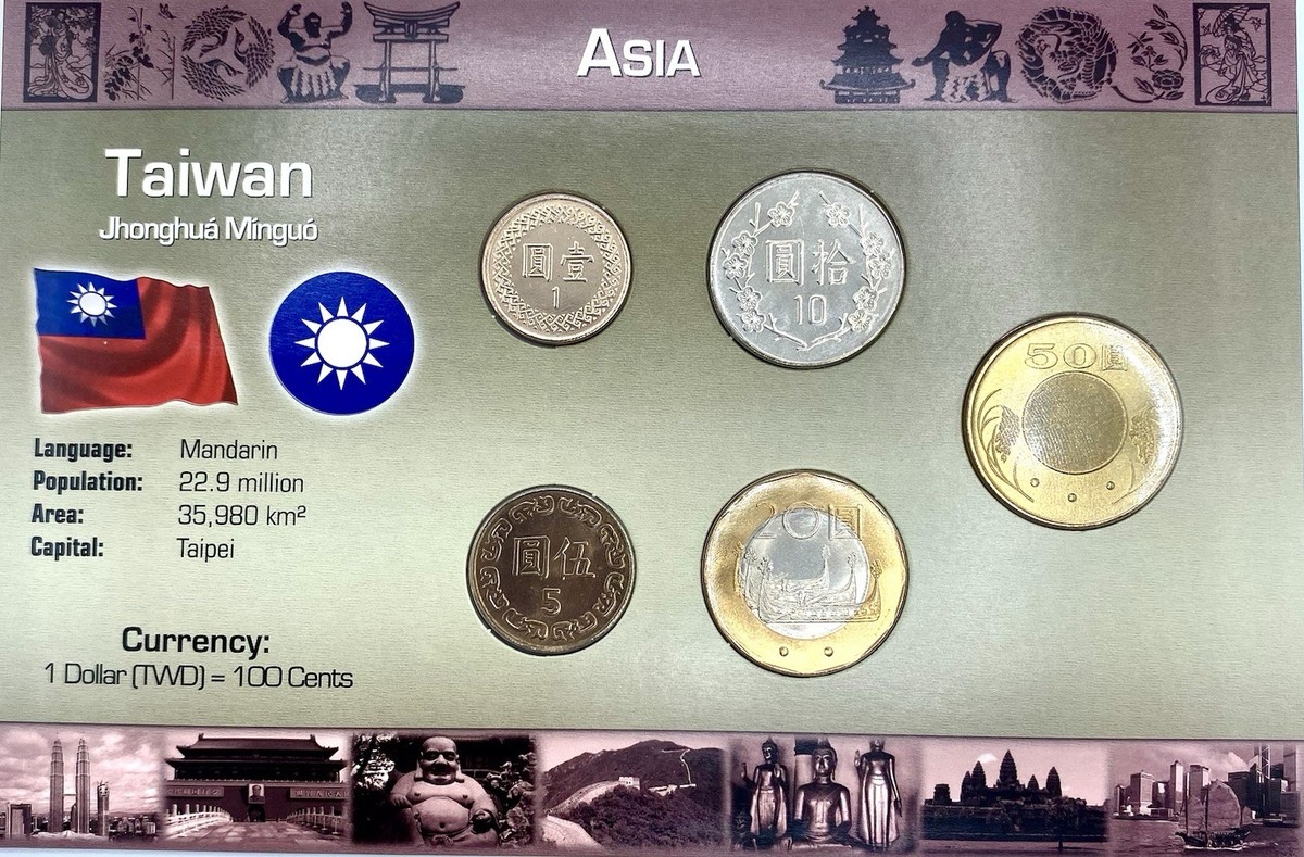Littleton Asia - Taiwan World Coin Set UNC Uncirculated | eBay
