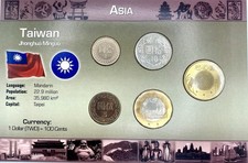 Littleton Asia - Taiwan World Coin Set UNC Uncirculated