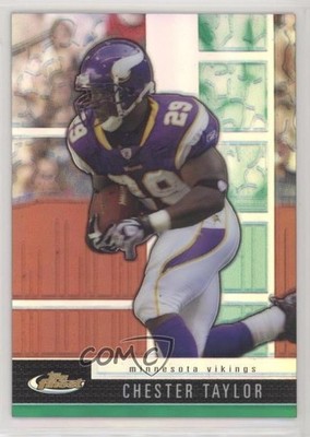 2008 Topps Finest Green Refractor/X-Fractor /299 Chester Taylor #47 fm0