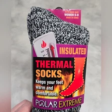 Polar Extreme | Thermal Socks Women 5-9 Shoe Size | Insulated Feet Travel Hiking