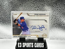 Pulse 2025 Meridian /8 David Wright New York PM-DW Autograph Card