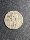 1925 U.S. Standing Liberty Quarter - SILVER $1/4 - Solid GOOD     stk#p85