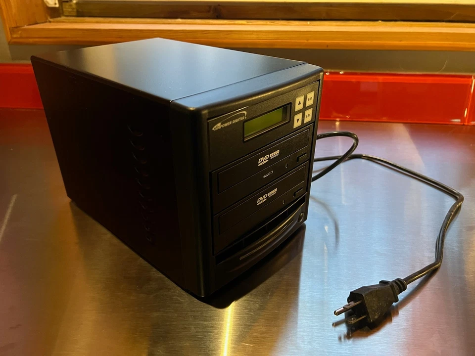 1 a 1 Objetivo SATA DVD CD Duplicador Torre Grabadora Copiadora Foto 2 de 3