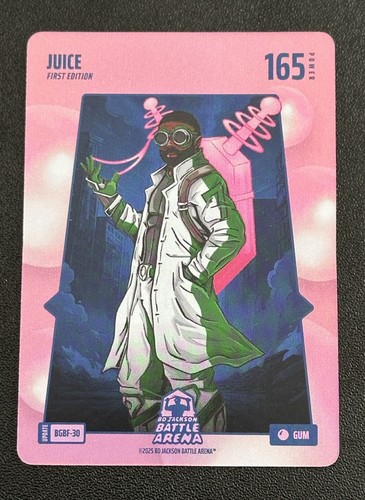 2025 Bo Jackson Battle Arena Jaylen Brown “Juice” Bubble Gum Battlefoil SSP