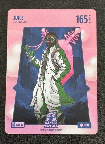 2025 Bo Jackson Battle Arena Jaylen Brown “Juice” Bubble Gum Battlefoil SSP