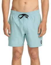 Volcom Lido Solid 16" Volley Shorts - Chambray - New