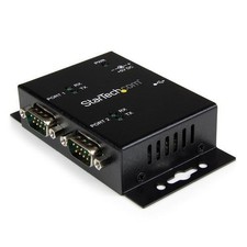 StarTech ICUSB2322I 2 Port Industrial Wall Mountable USB to Serial Adapter Hub