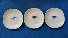 1950s LIMOGES FRANCE AEROLINEAS ARGENTINA AIRLINES FIRST CLASS BUTTER PAT (3)