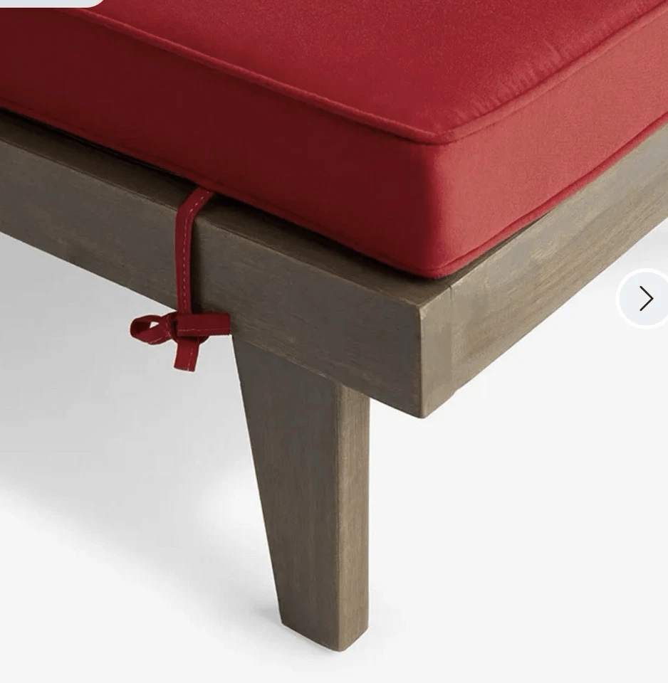 Cojín chaise lounge para sombrilla The Company Store en zafiro 75”x23”x3”. ¡Nuevo! Foto 4 de 4