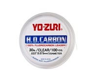 H.D. Carbon Fluorocarbon Leader Line, Clear, 80-Pound/30-Yard
