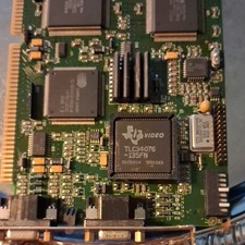 TI TLC34076 ISA VGA Graphics Card D-Sub Multi...
