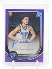 NOAH PENDA 2025-26 BOWMAN CHROME PURPLE ROOKIE AUTO /250 #BCA-NP Q2045