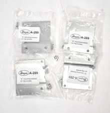 Lot of 4 Dwyer S Type Mounting Bracket A-289 w Mounting Screws Hardware