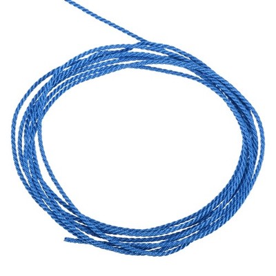 Twisted Cord Trim, 5 Yard 1.5mm 3-Ply Twine Braided Rope Thread, Sky Blue