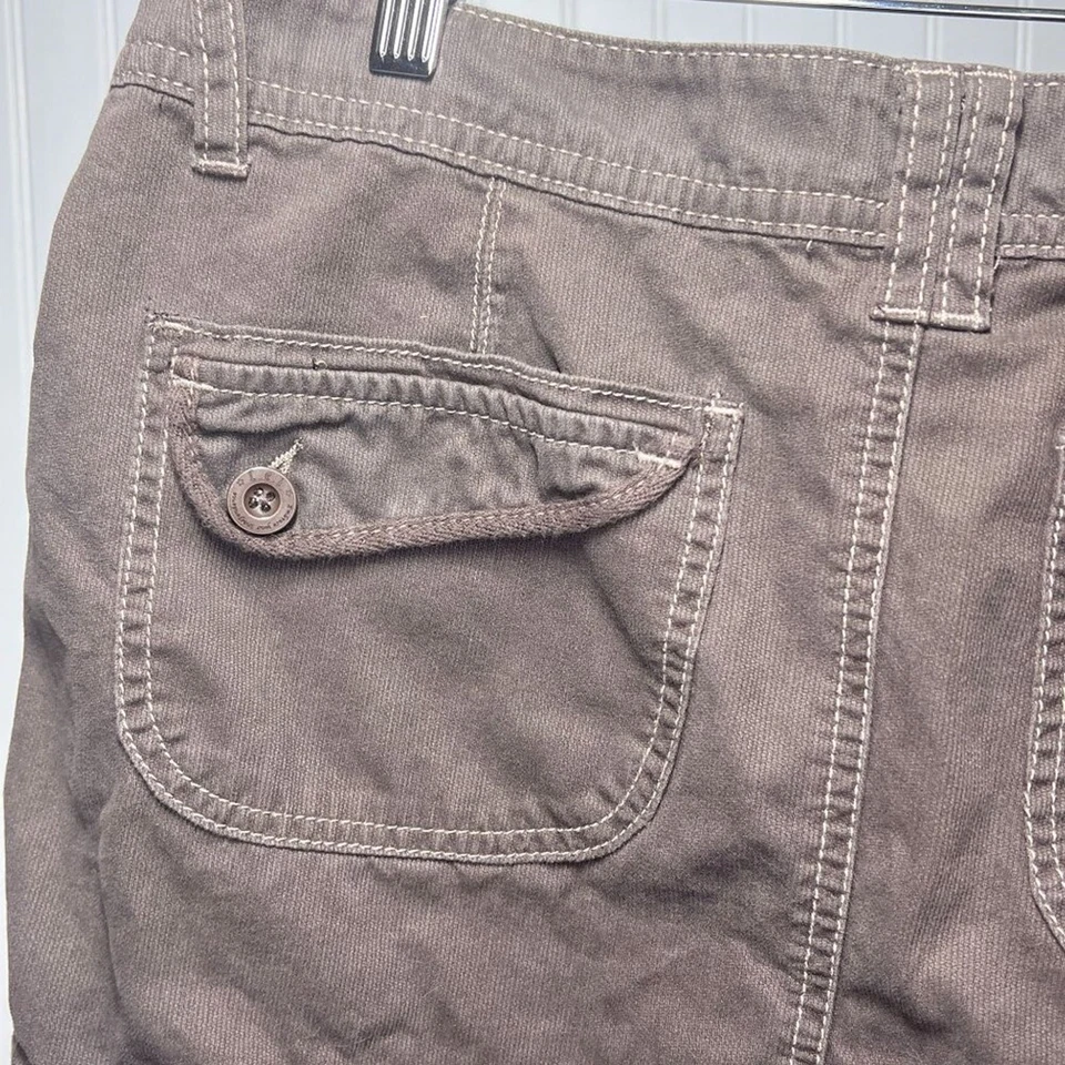 Minifalda LEI Marrón Pana Y2K Corbata Lateral Bolsillos Juniors 13 Ashley Trouble Foto 4 de 4