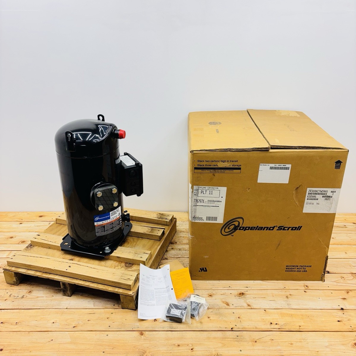 Copeland ZR300KC-TWD-965 Scroll Compressor 3PH 460V 50/60Hz