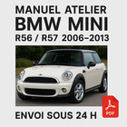 Manuel Atelier BMW Mini R56 R57 2006-2013 Revue Technique CD PDF Auto