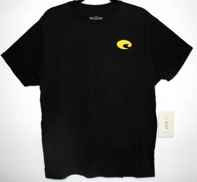 Costa Del Mar Men s Rad Marlin T-Shirt Sz. 2XL NEW Black Colorful Logo Fishing