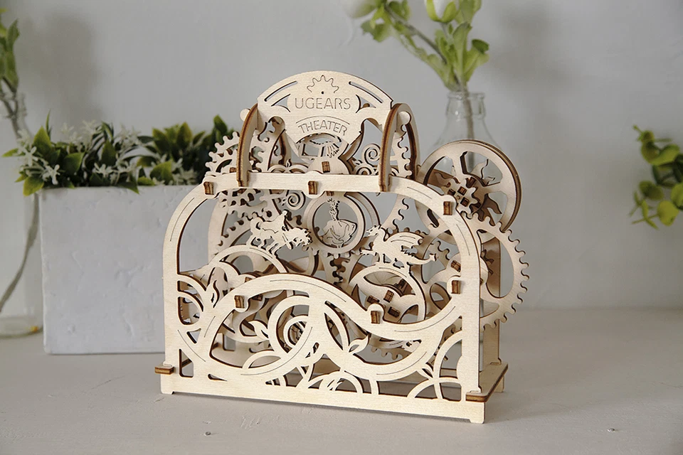 *VIDEO* 3D Puzzleholzpuzzle THEATER Baukasten ORIGINAL UGEARS Modell - Bild 1 von 1