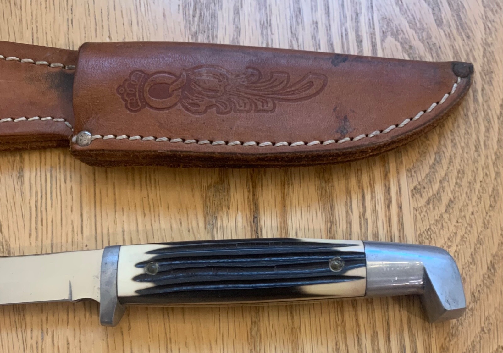 VINTAGE QUEEN FIXED BLADE KNIFE NEVER USED BRT3 eBay