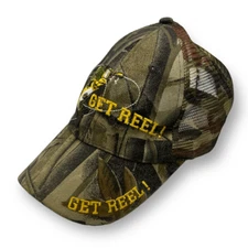 Get Reel Camo Fishing Hat One Size