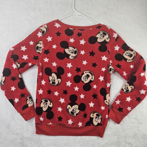 Mickey Mouse Sweatshirt Unisex Youth Teens Sz Medium Fleece Long Sleeve Pullover - Picture 10 of 11
