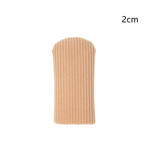 6x Toe Caps Closed Toe & Finger Fabric Sleeve Protectors Gel Lining Corn Callus - Picture 8 of 9