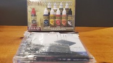 The Army Painter Wargames Hobby Starter Paint Set With Quick Shade And Clamp Set