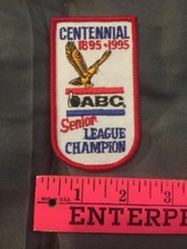 Vtg 1895-1995 CENTENNIAL ABC American Bowling Congress Senior League Champ 89G2