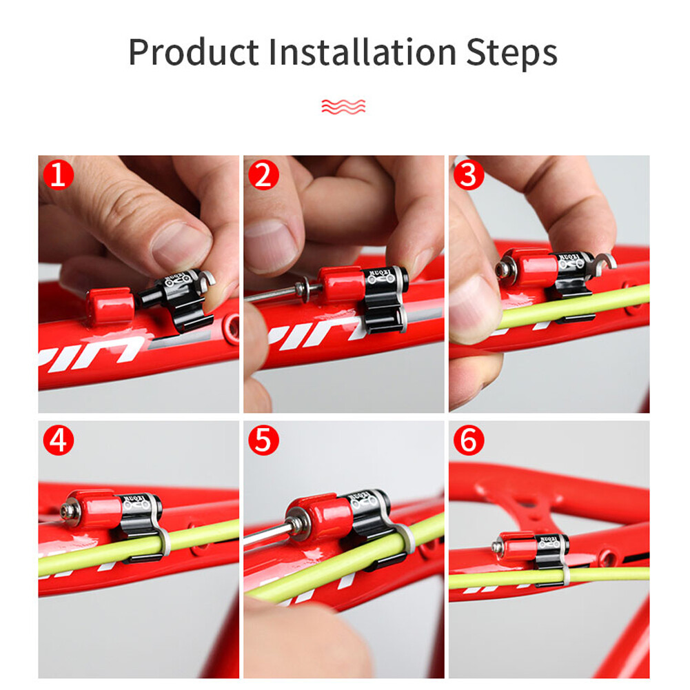 Hydraulic Brake Cable Housing Adapter Clip Mountain Bicycle Brakes Line