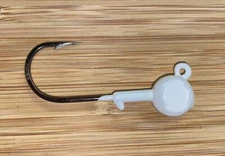 10 Flounder Fluke Round Jig Heads COLOR CHOICE 3/4oz-3oz BIG EYE  2xSTRONG HOOKS