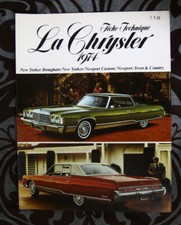 CHRYSLER 1974 dealer brochure - French - Canadian Market - 1117
