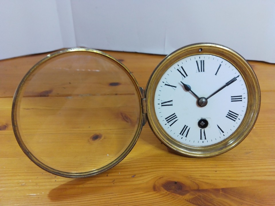 Vintage French Clock Bezel Dial And Movement eBay