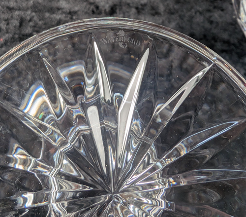 Waterford Crystal Hurricane Candle Lamp Hand Cut in the Alana Pattern 18cm - Picture 6 of 8