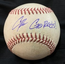 Connor Phillips Signed ROMLB Cincinnati Reds Auto GU 2023 Baseball w/ Go Reds!