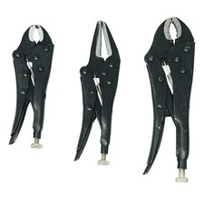 3 SET  Heavy Duty Mole Grips 5"  7"  7" LONG   Locking Lock Pliers Wrench  NEW