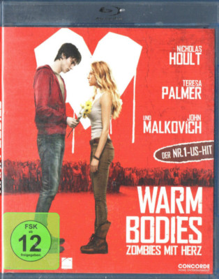 Warm Bodies - Nicholas Hoult, Teresa Palmer, Rob Cordry, John Malkovich- Blu-ray