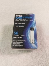 TRUE Metrix Self Monitoring Blood Glucose Test Strips 50 Count Exp: 09-30-2023