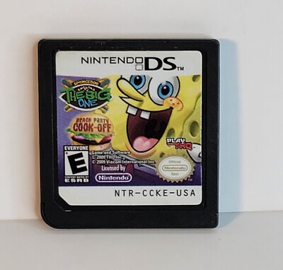 Cook Off Ds SpongeBob vs. The Big One: Beach Party Cook-Off (Nintendo DS) Game Only ...