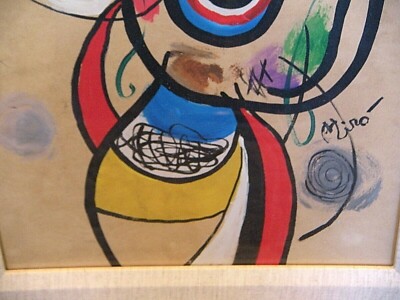 ♡*♡様 真作保証　JOAN MIRO 抽象画　オリジナルリトグラフ 「ノーサイ 真作保証 JOAN MIRO 抽象画 オリジナルリトグラフ 「ノーサイン・7