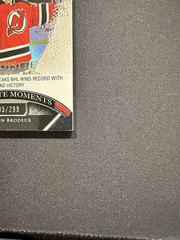 2023-24 UD Exquisite Collection Exquisite Moments Martin Brodeur /299 #ECM-BR - Image 4 of 4