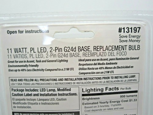 Meridian PL Ersatz LED Glühbirne weich weiß nicht dimmbar 950 Lumen - Bild 6 von 8