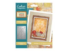 Crafters Companion - 3D EMBOSSING FOLDER - VINTAGE VEGAS - REVERSE PLAYING CARD